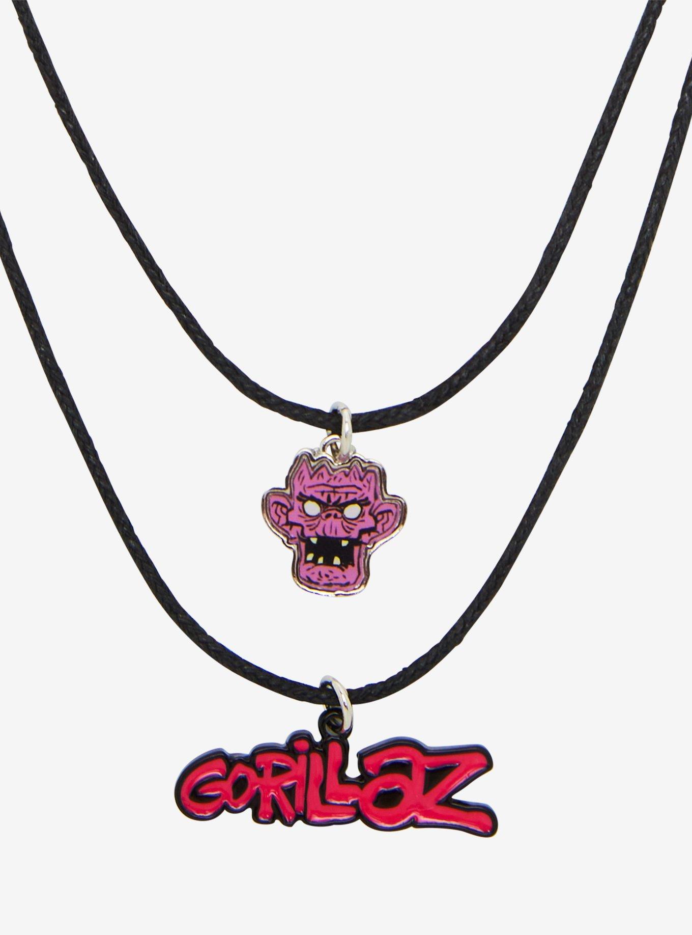 Gorillaz Cracker Island Cord Necklace Set, , alternate
