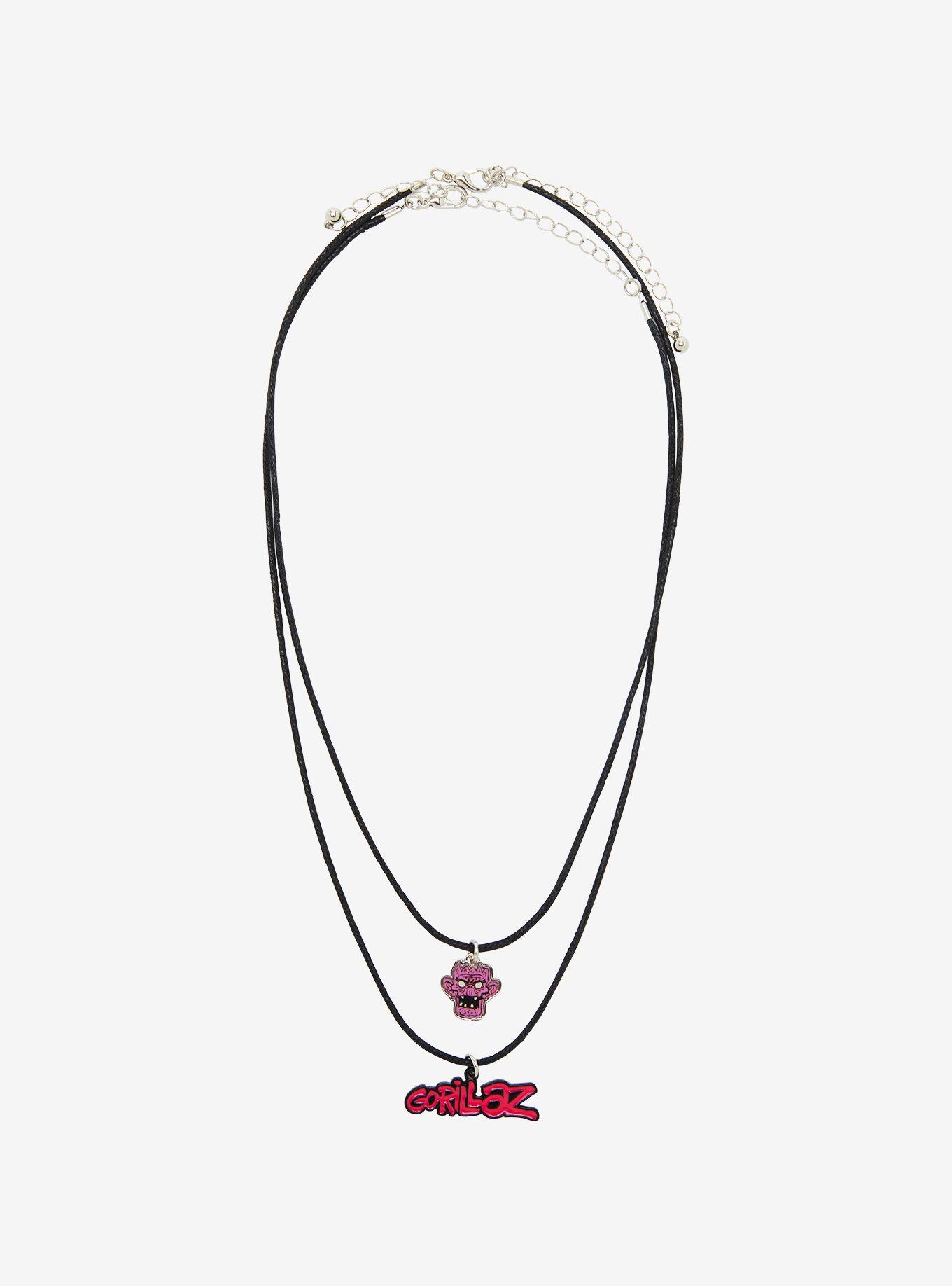Gorillaz Cracker Island Cord Necklace Set, , alternate