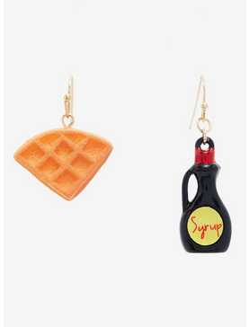 Sweet Society Syrup & Waffle Mismatch Drop Earrings, , hi-res
