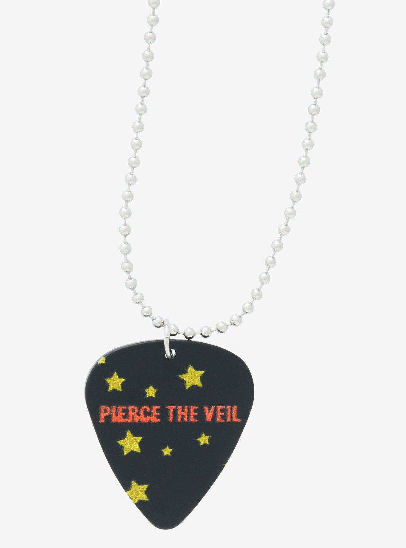 Pierce The Veil Guitar Pick Necklace, , alternate