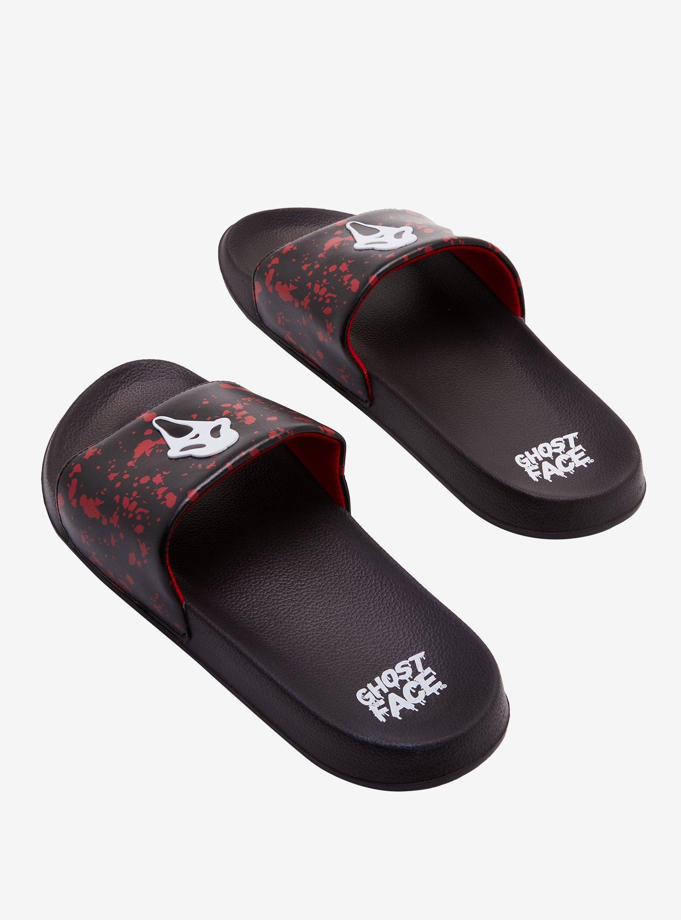 Scream Ghost Face Blood Splatter Slides, MULTI, alternate