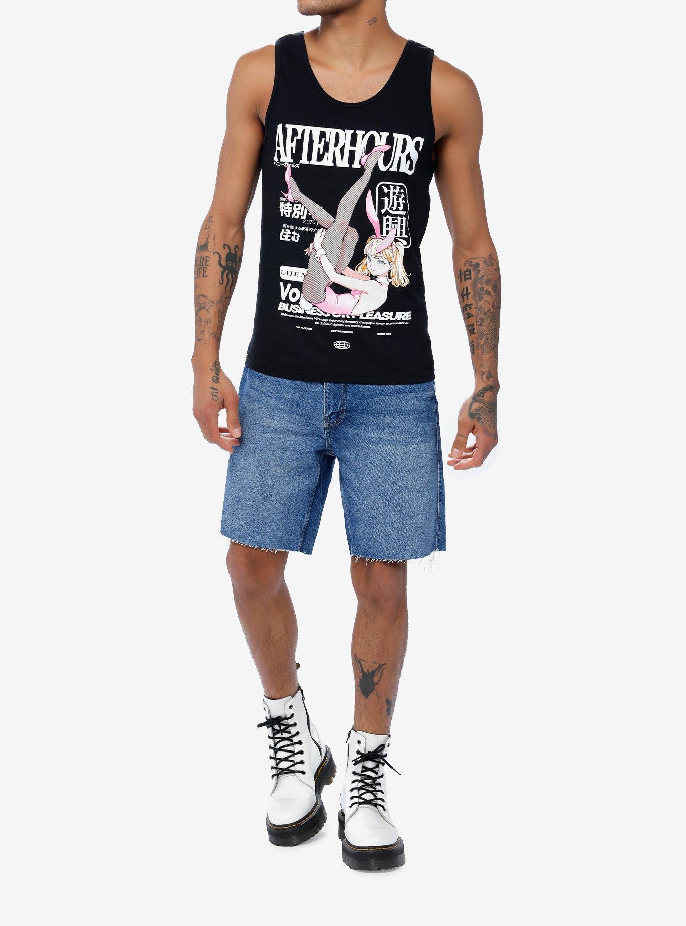 Animebae Afterhours Tank Top, BLACK, alternate