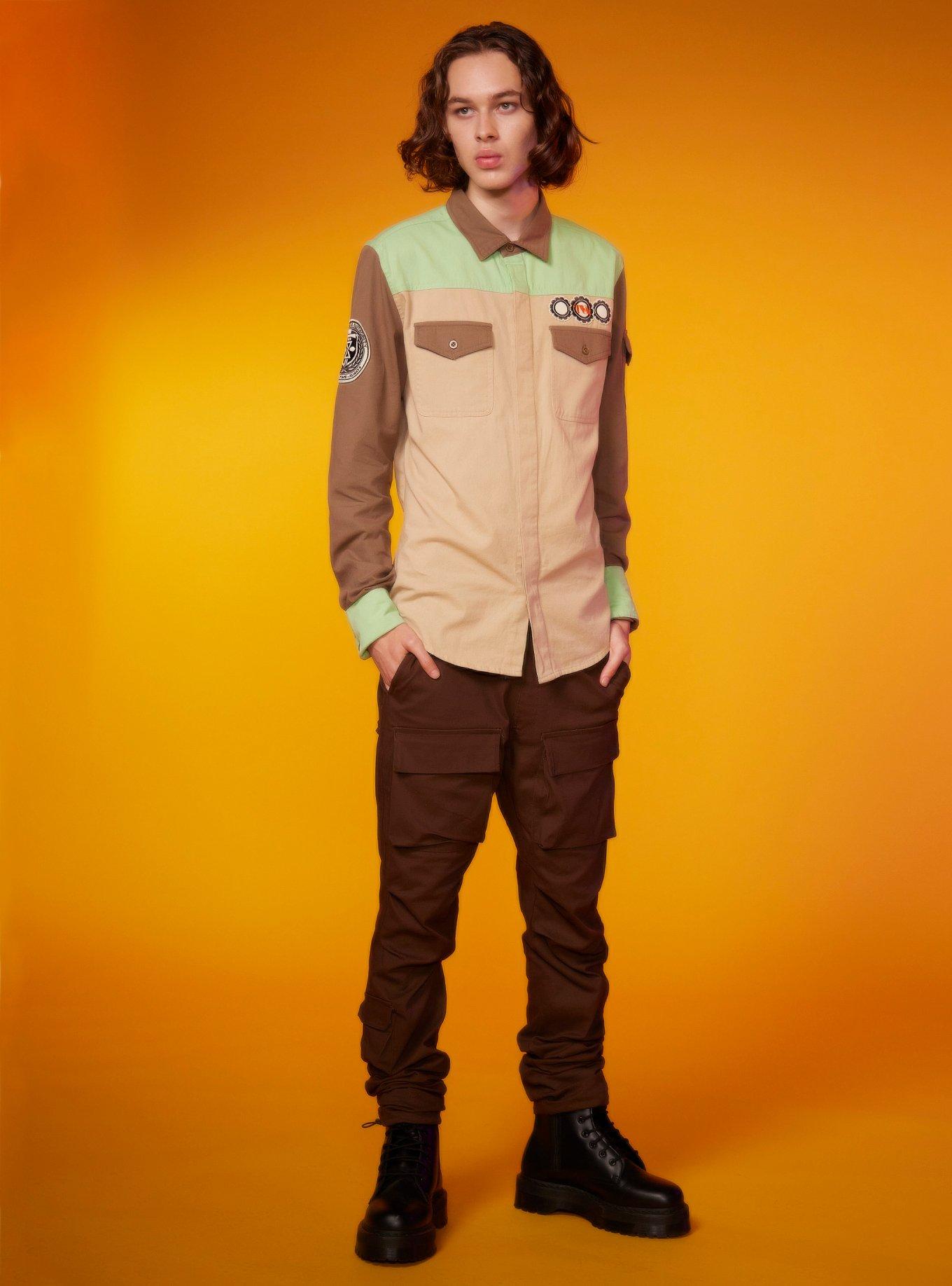 Our Universe Marvel Loki OB Long-Sleeve Woven Button-Up