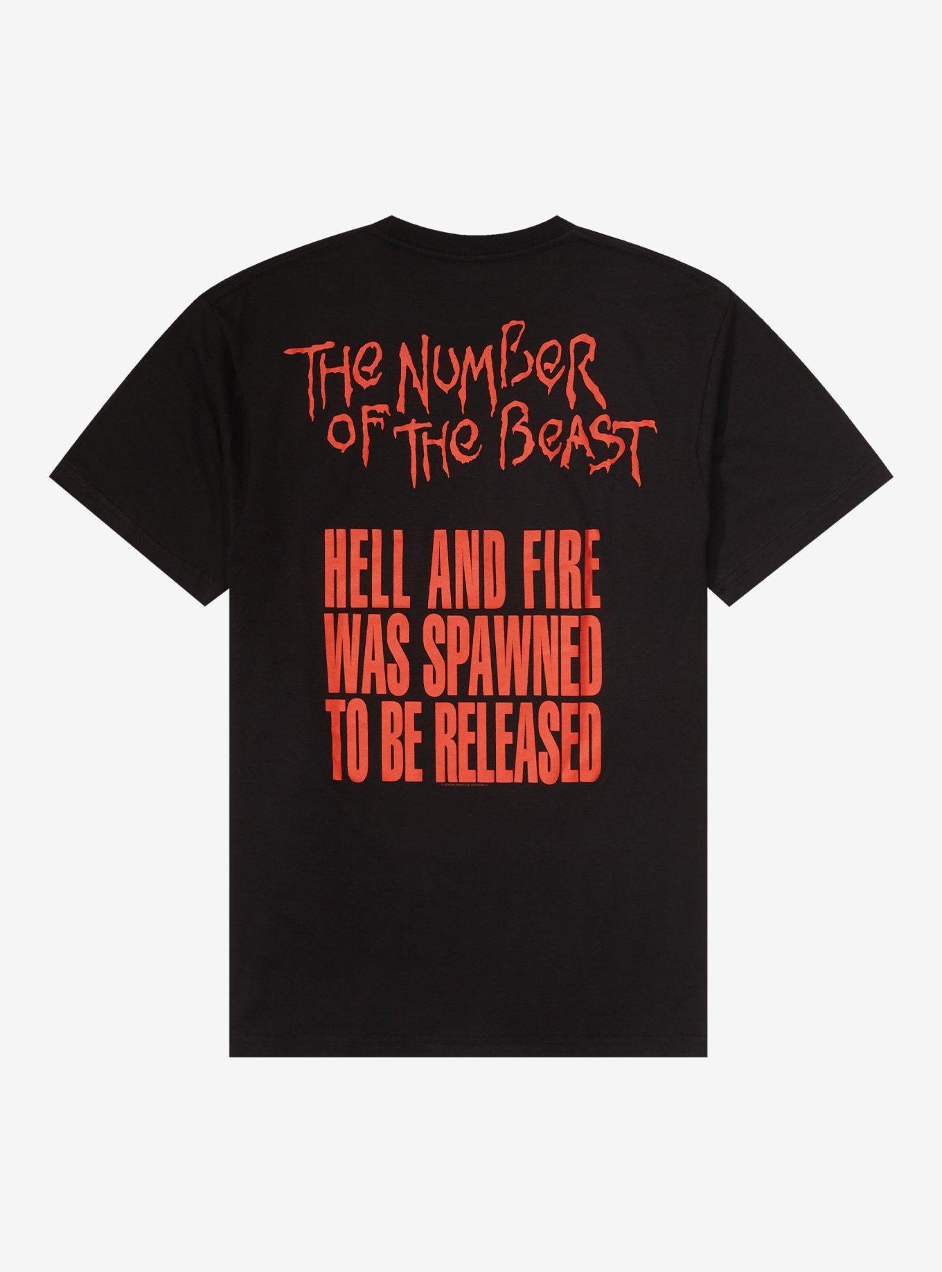 Iron Maiden Number Of The Beast T-Shirt, BLACK, alternate