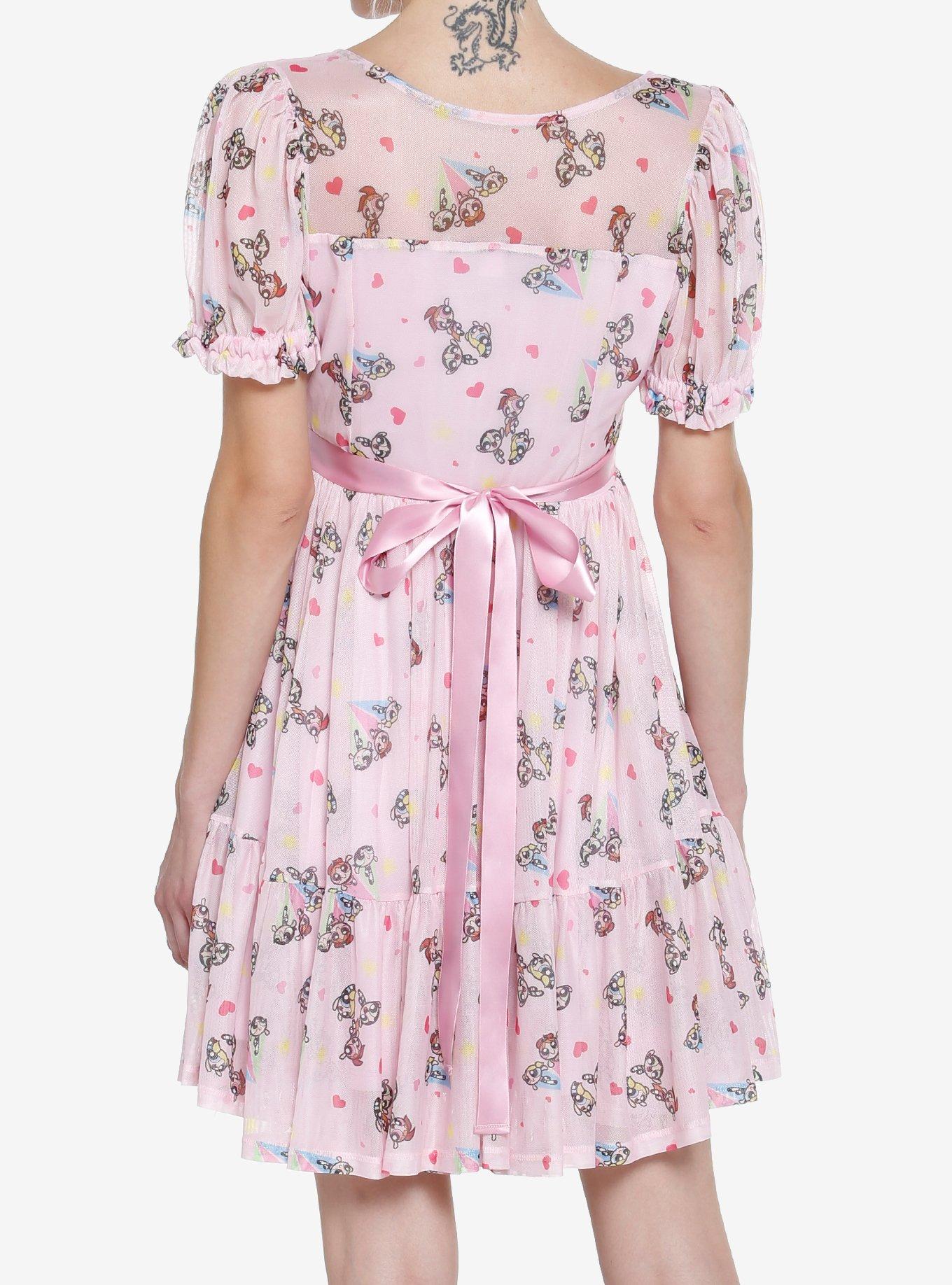 The Powerpuff Girls Pink Sweetheart Dress, MULTI, alternate