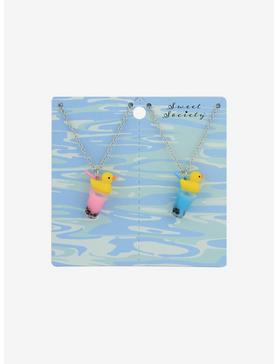 Sweet Society Duck Boba Best Friend Necklace Set, , hi-res