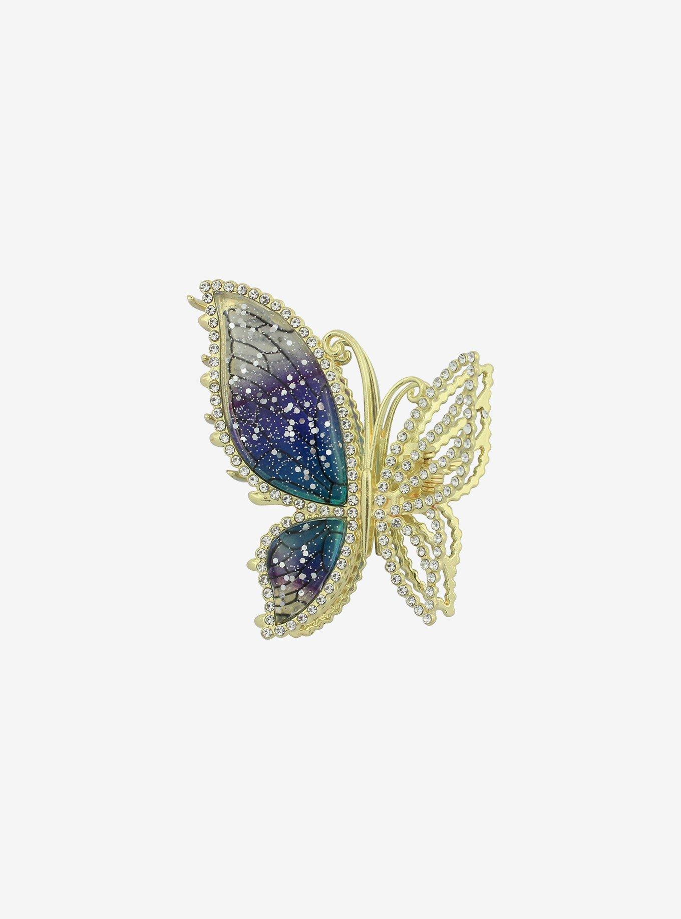 Cosmic Aura Butterfly Claw Hair Clip, , alternate