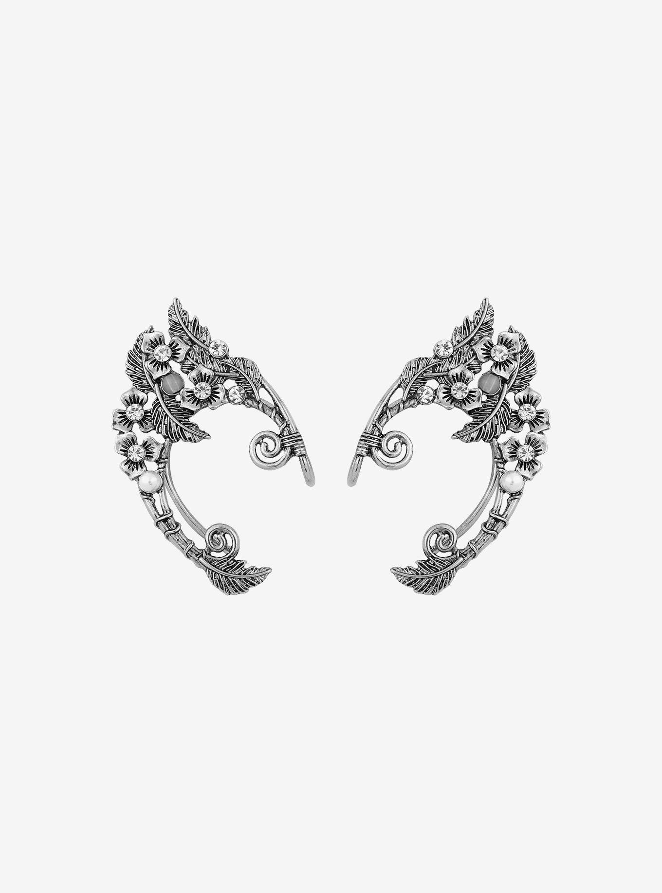 Thorn & Fable Feather Fairy Ear Cuff Set, , alternate