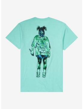 Plus Size Billie Eilish Graffiti Glitch T-Shirt, , hi-res