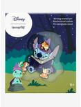 Loungefly Disney Lilo & Stitch Halloween Stitch with Ducklings Moving Enamel Pin, , alternate