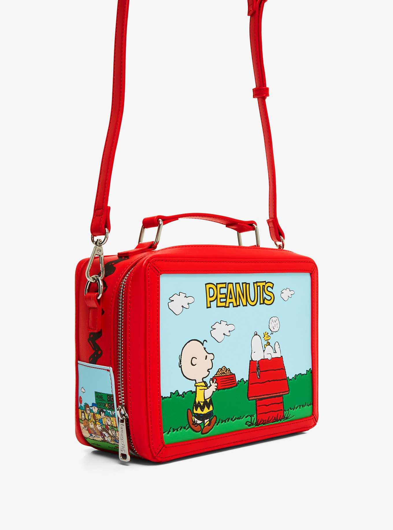 Loungefly Peanuts Charlie Brown & Snoopy Portrait Crossbody Bag, , hi-res