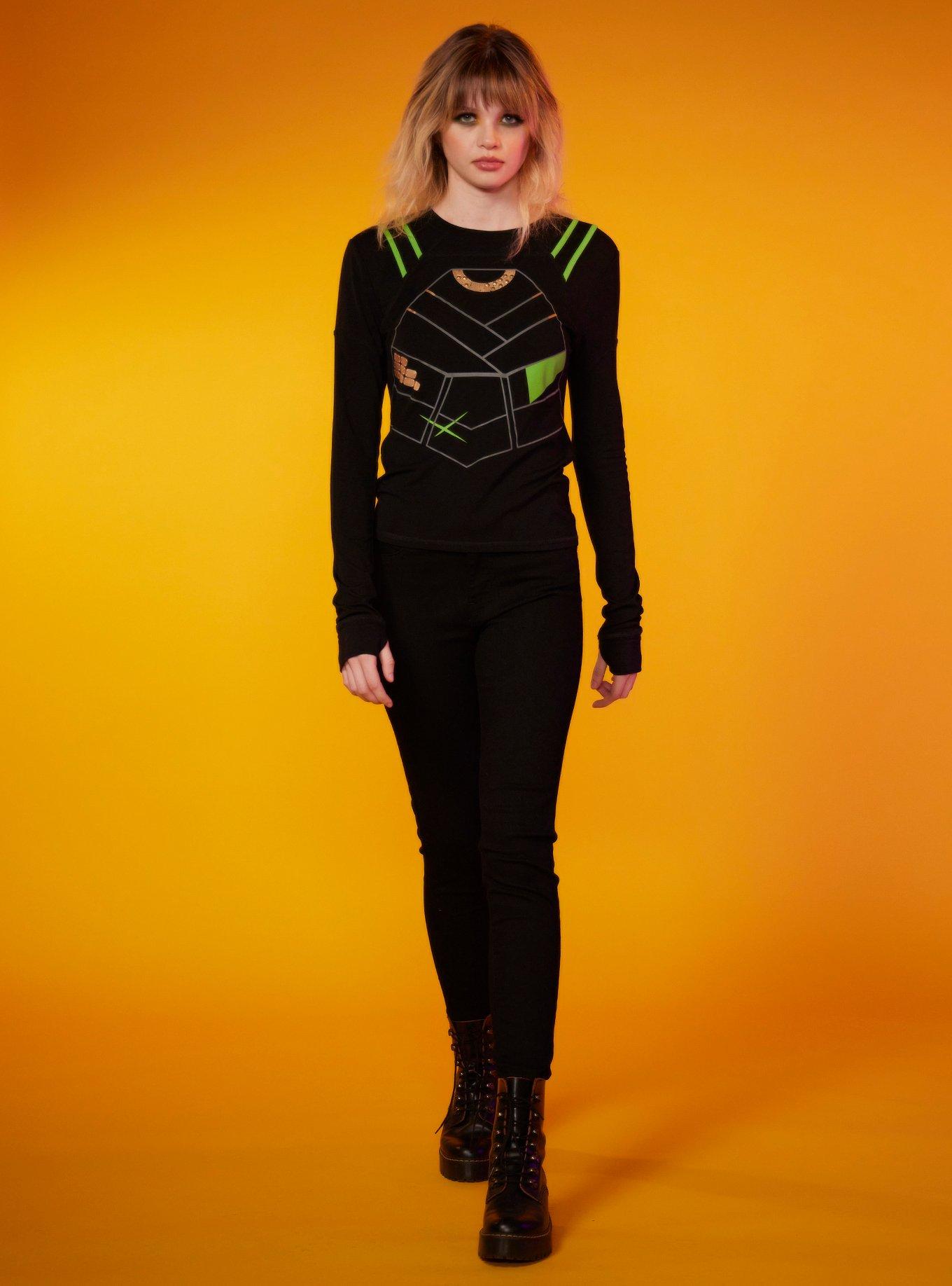 Her Universe Marvel Loki Sylvie Costume Long-Sleeve Top, MULTI, alternate