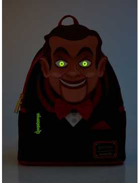 Loungefly Goosebumps Slappy the Dummy Figural Glow-In-The-Dark Mini Backpack, , hi-res
