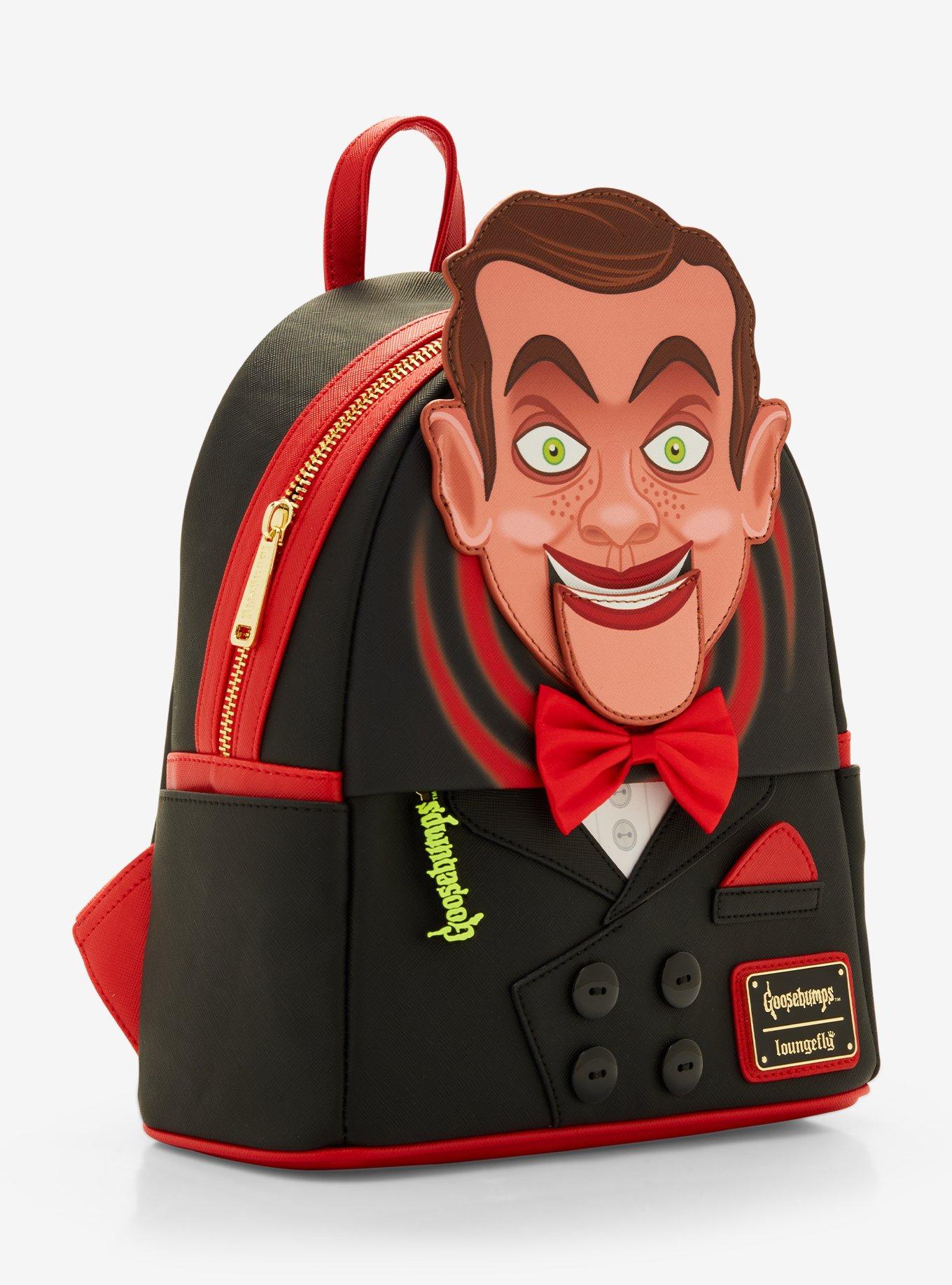 Loungefly Goosebumps Slappy the Dummy Figural Glow-In-The-Dark Mini Backpack, , alternate