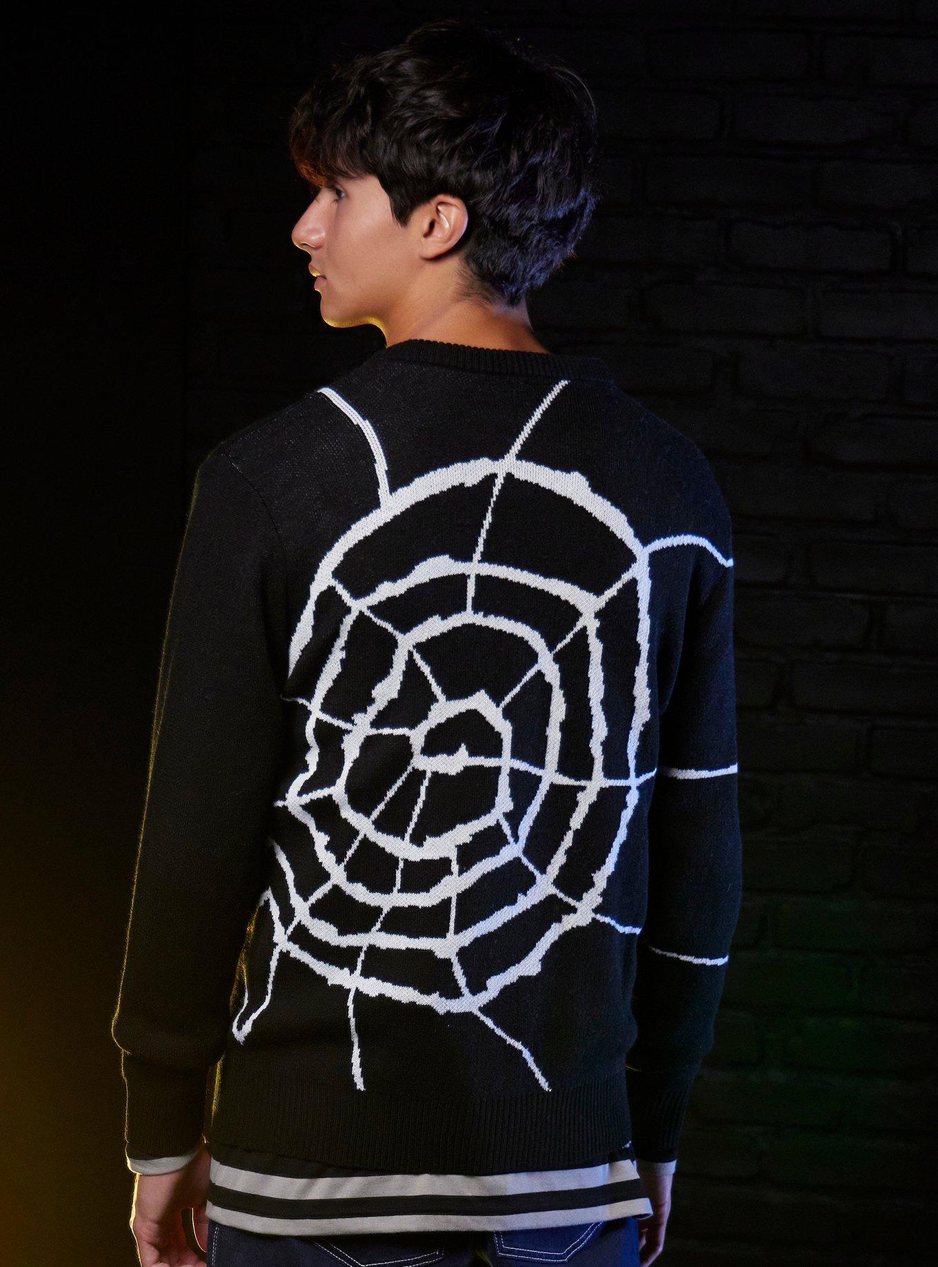 Coraline Spiderweb Knit Sweater, MULTI, alternate