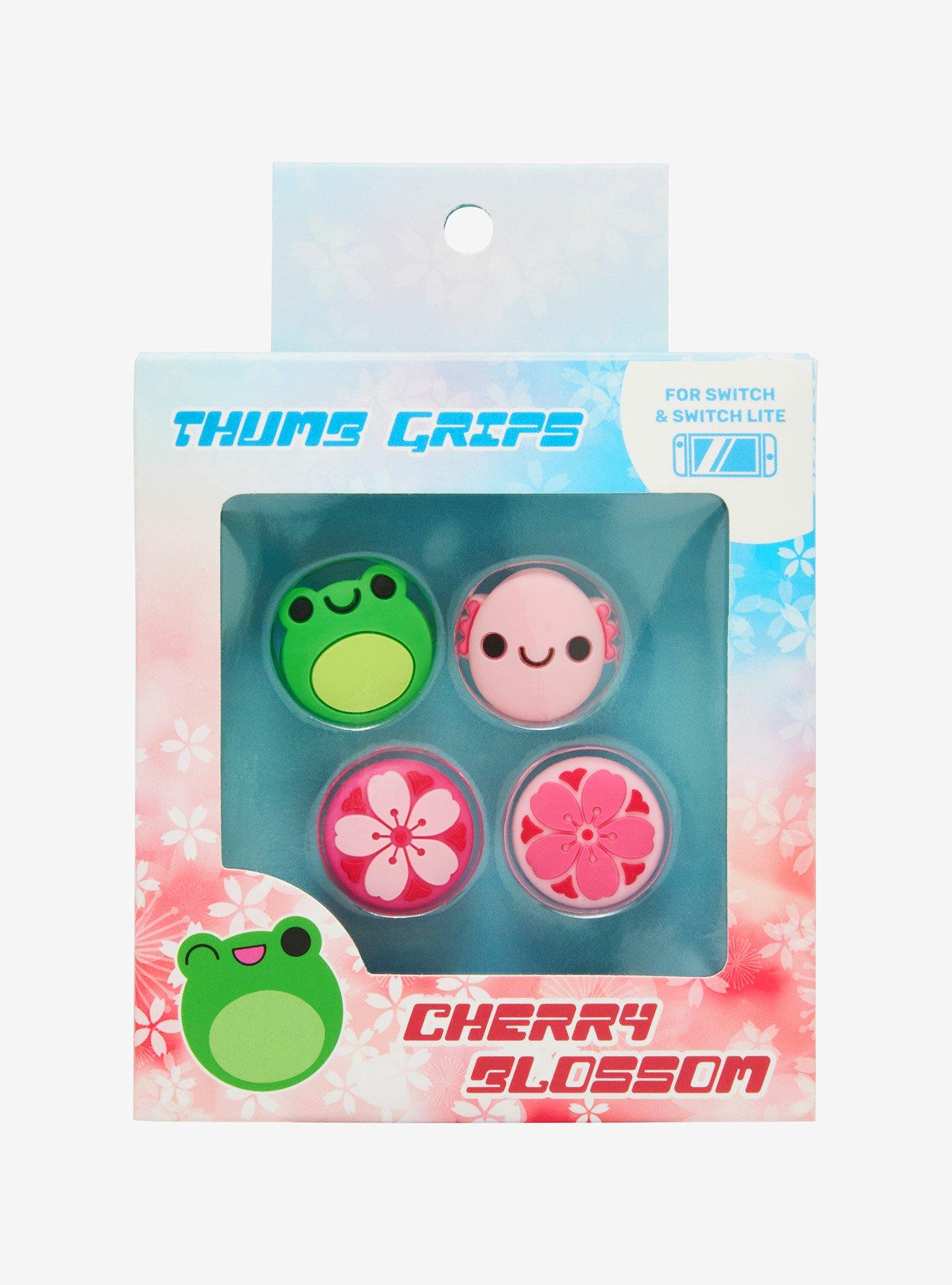 Frog Axolotl Cherry Blossom Thumb Grips, , alternate