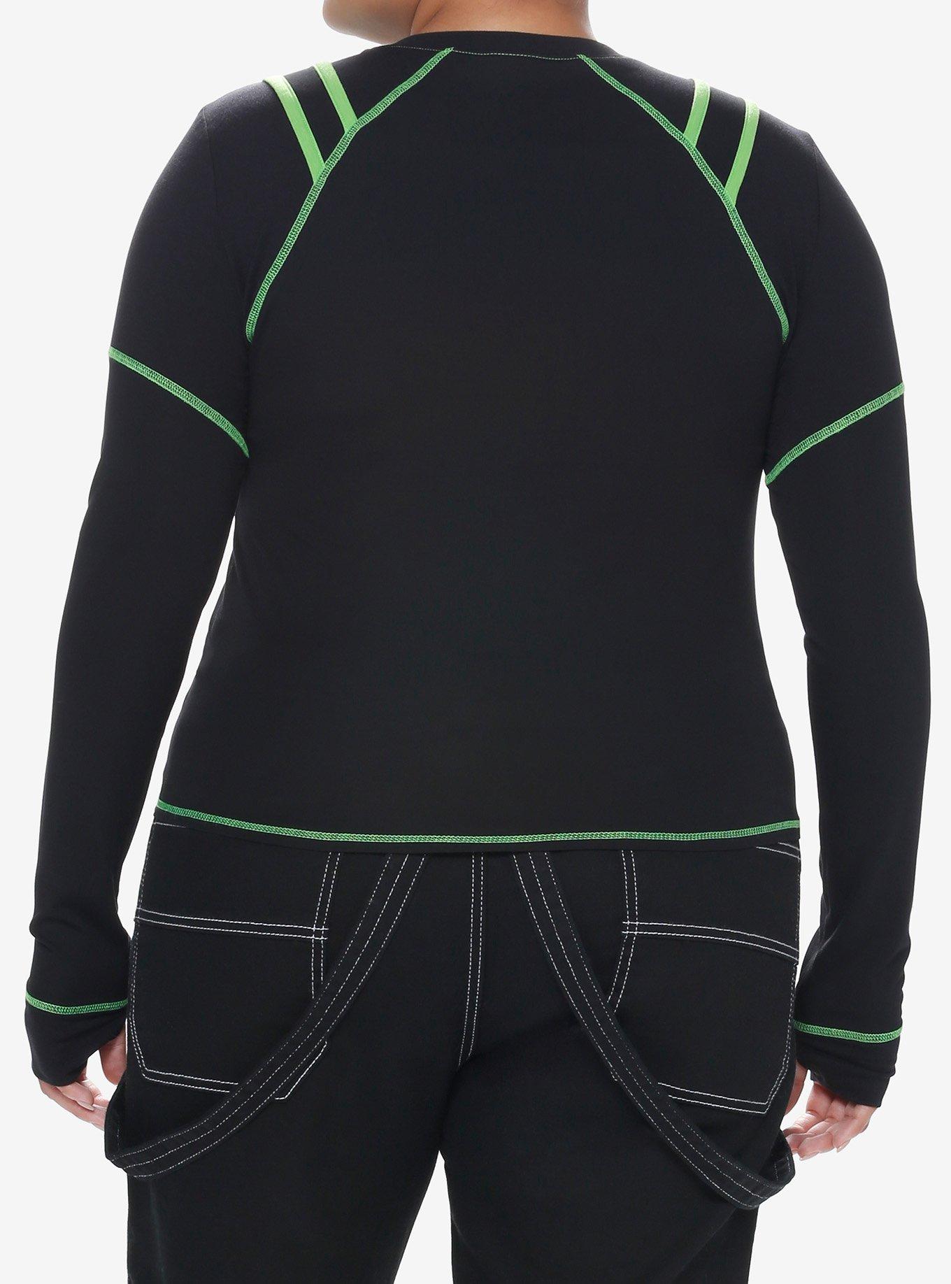 Her Universe Marvel Loki Sylvie Costume Girls Long-Sleeve Top Plus Size, MULTI, alternate