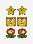 Super Mario Icons Stud Earring Set, , alternate