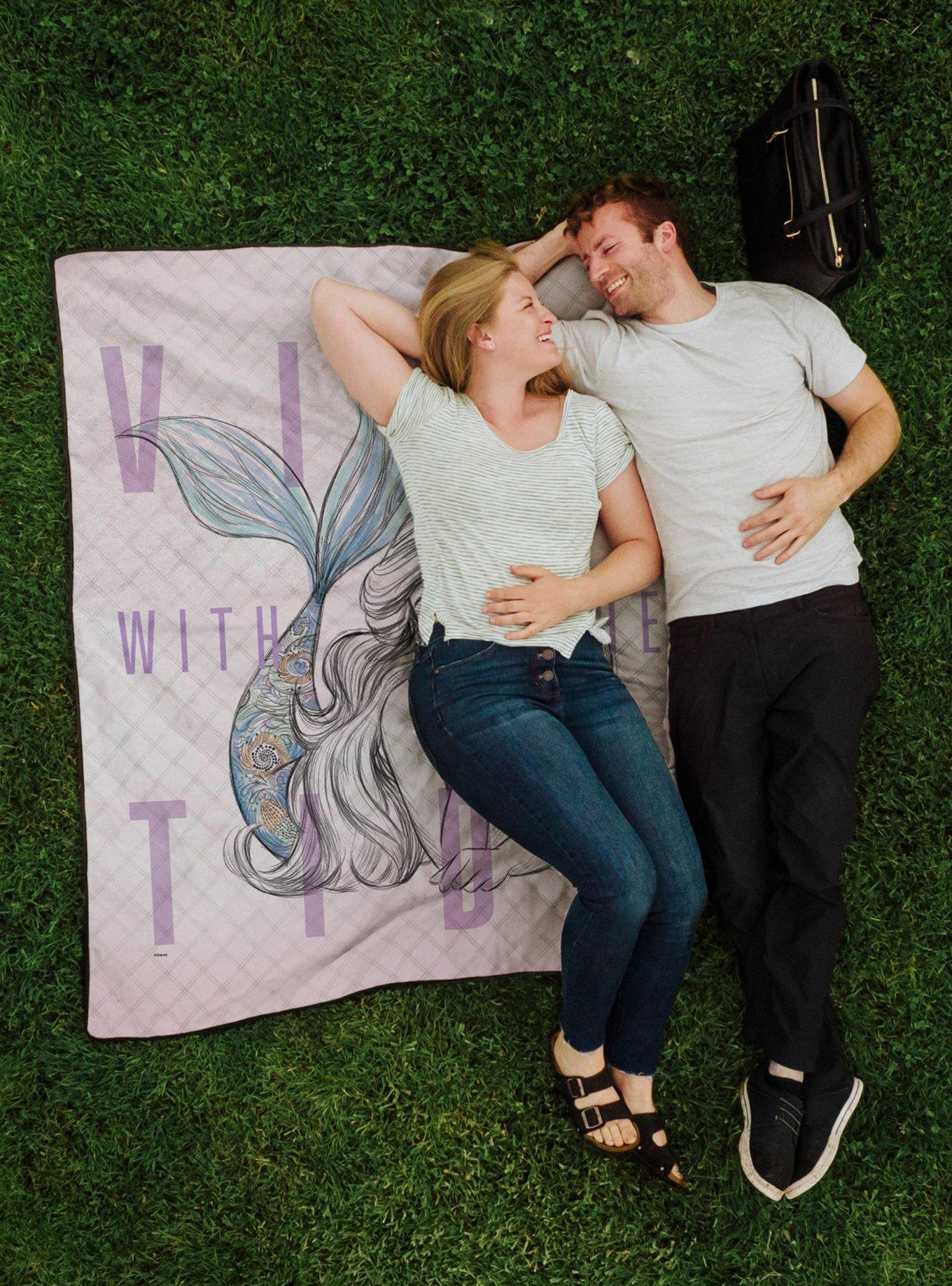 Disney The Little Mermaid Impresa Picnic Blanket, , alternate