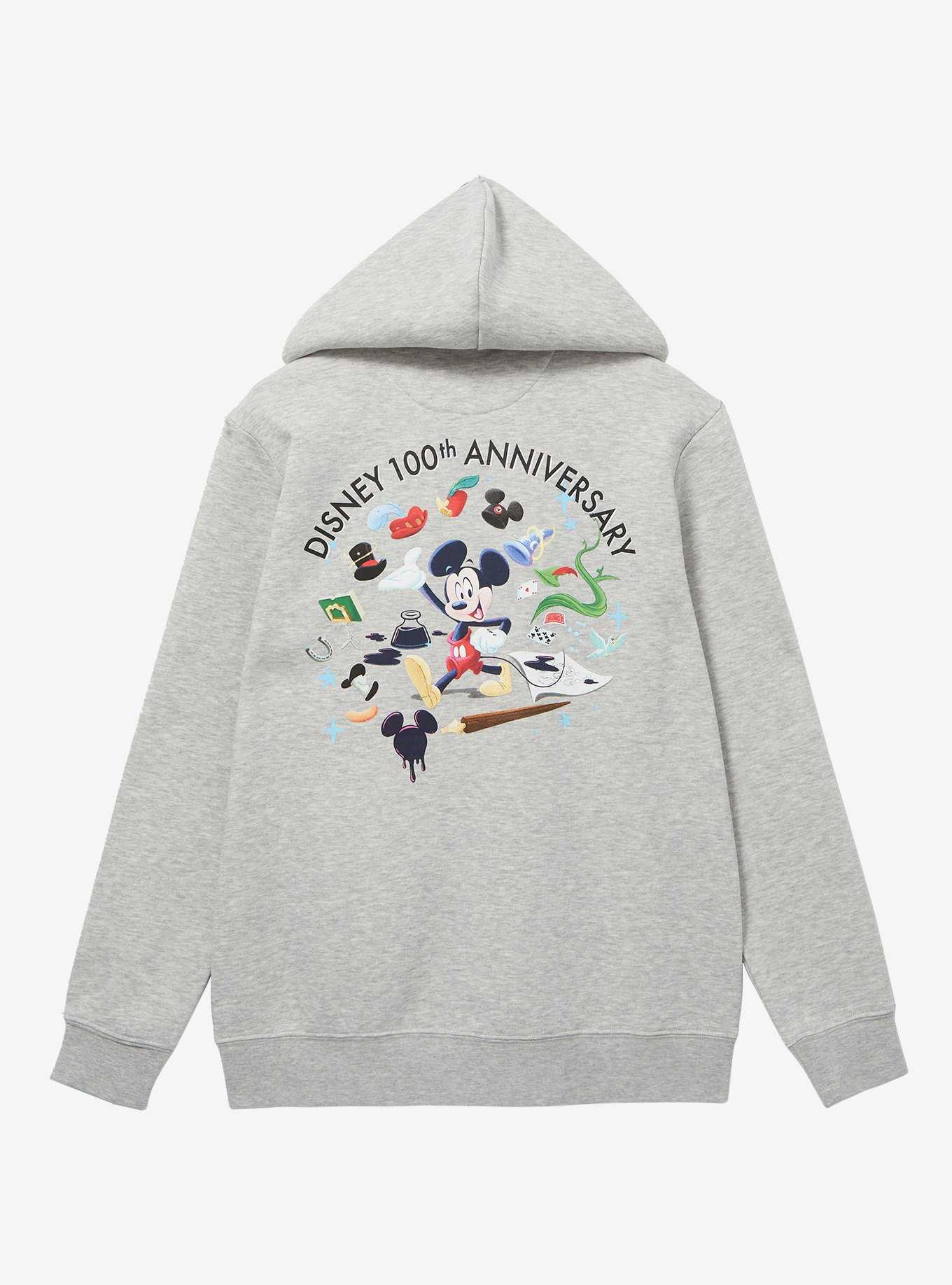 Our Universe Disney100 Mickey Mouse Zippered Hoodie, , hi-res