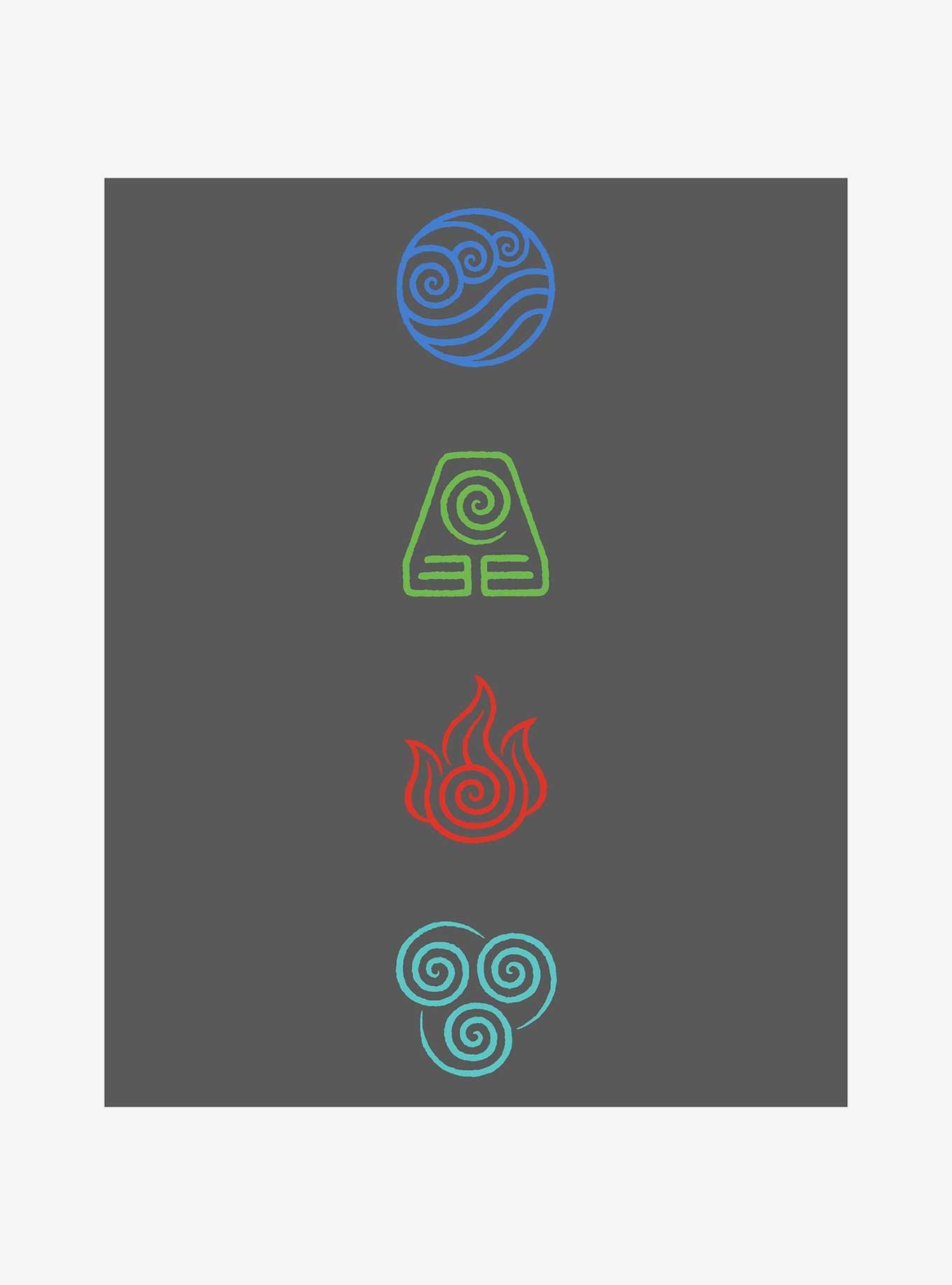 Avatar: The Last Airbender Element Symbols Jogger Sweatpants, , hi-res