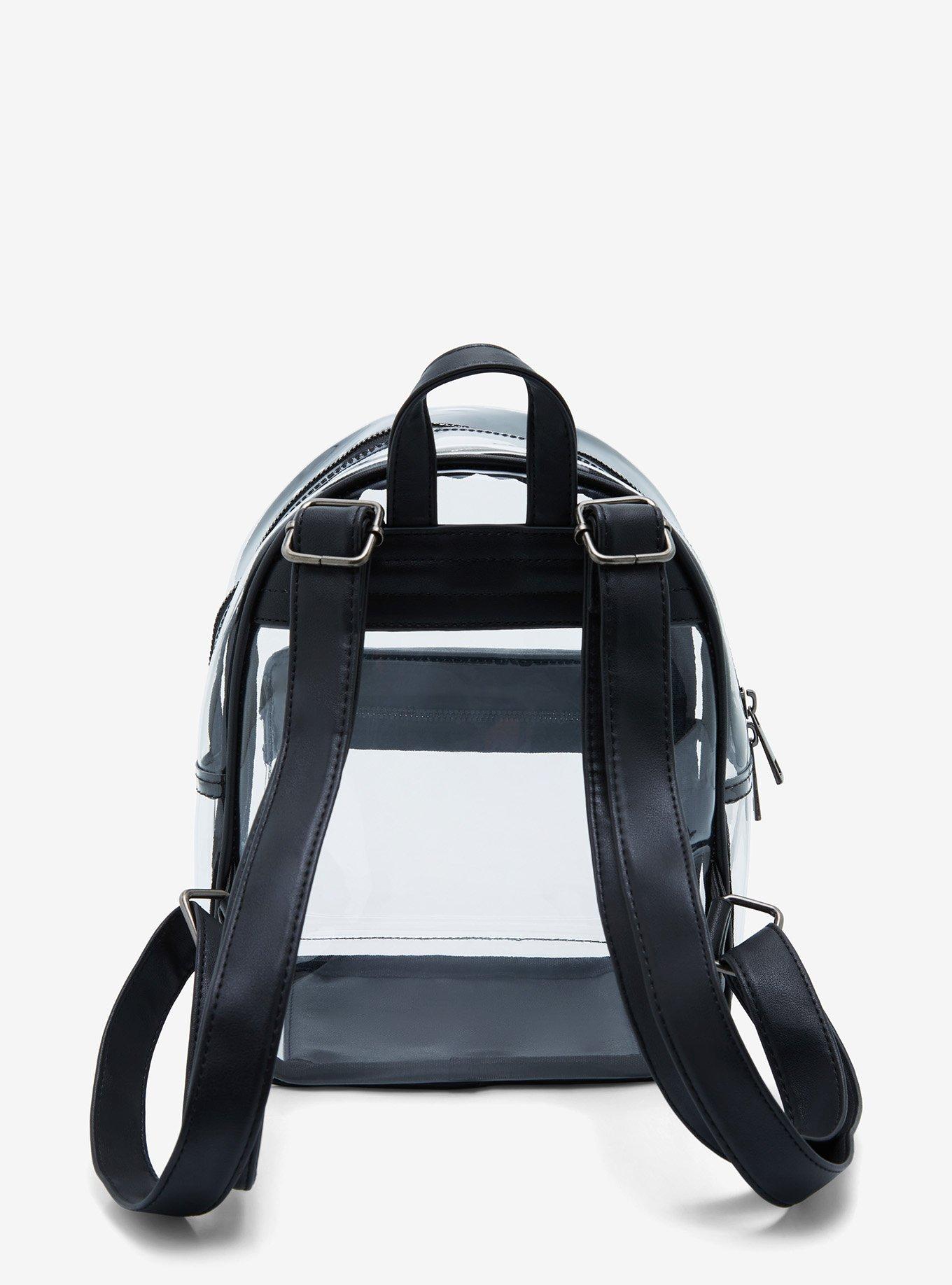 Clear Black Mini Backpack, , alternate