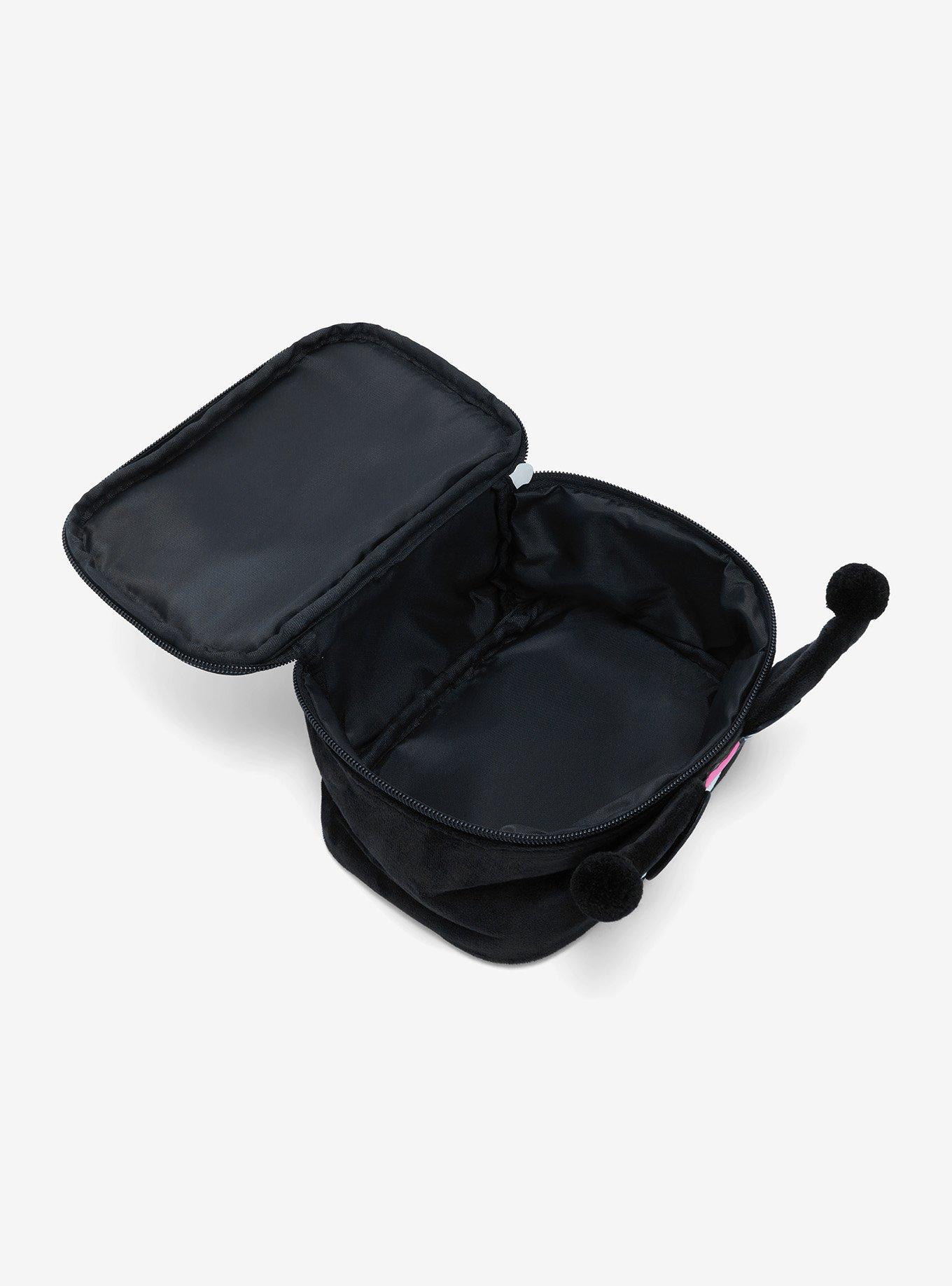 Kuromi Fuzzy Makeup Bag, , alternate