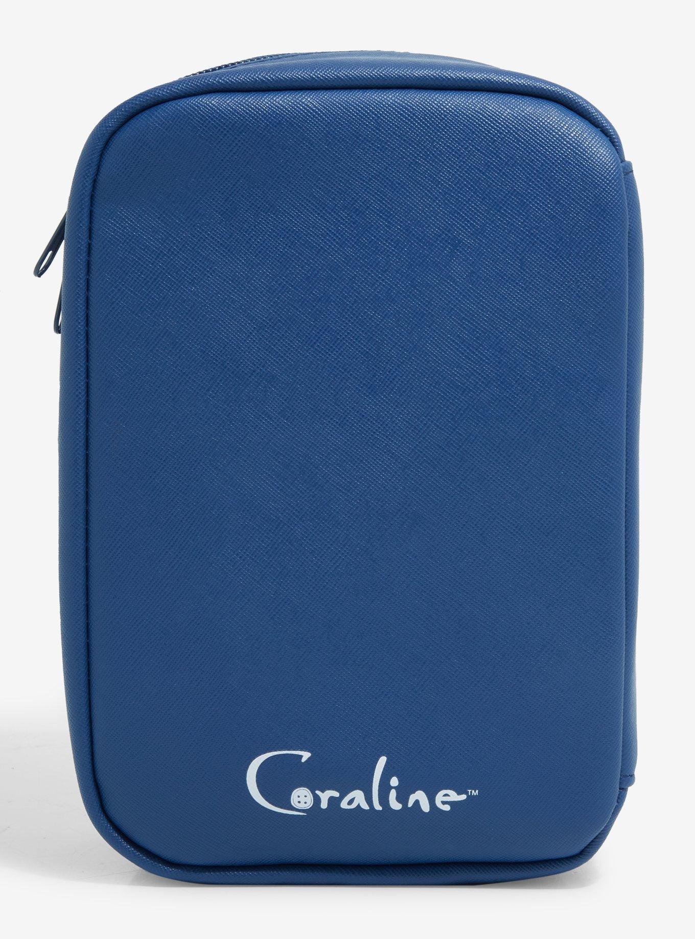 Coraline Button Portrait Makeup Bag, , alternate