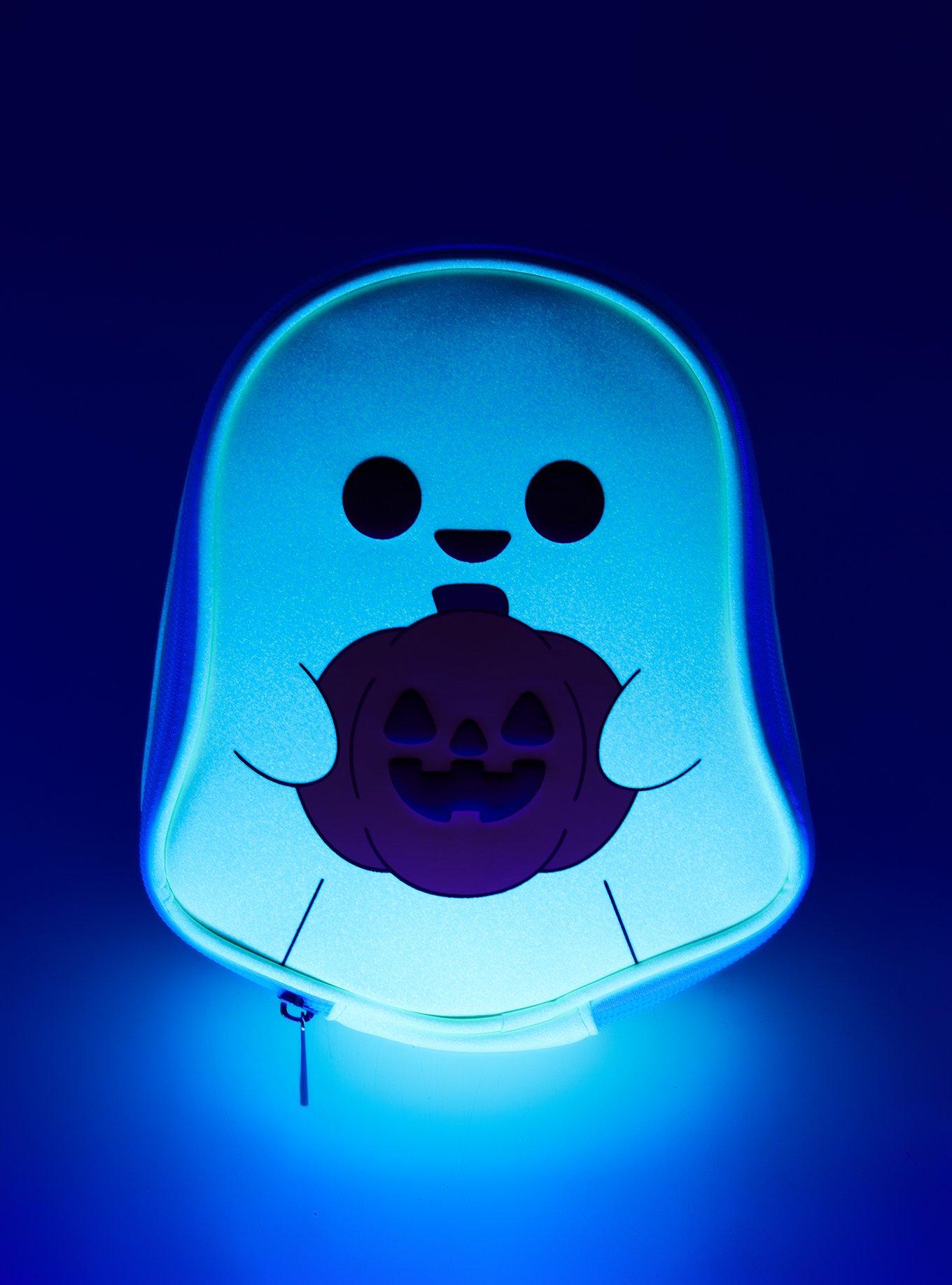 Chibi Ghost Glow-In-The-Dark Makeup Bag, , alternate