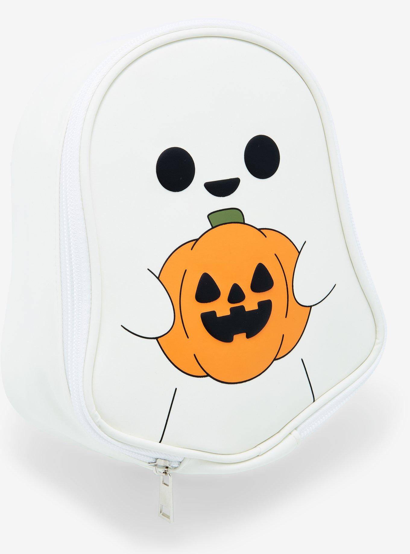 Chibi Ghost Glow-In-The-Dark Makeup Bag, , alternate