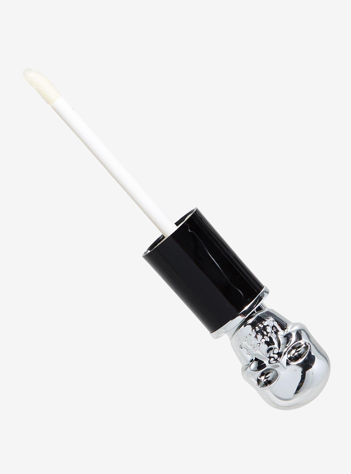 Skeleton Clear Glitter Lip Gloss, , alternate