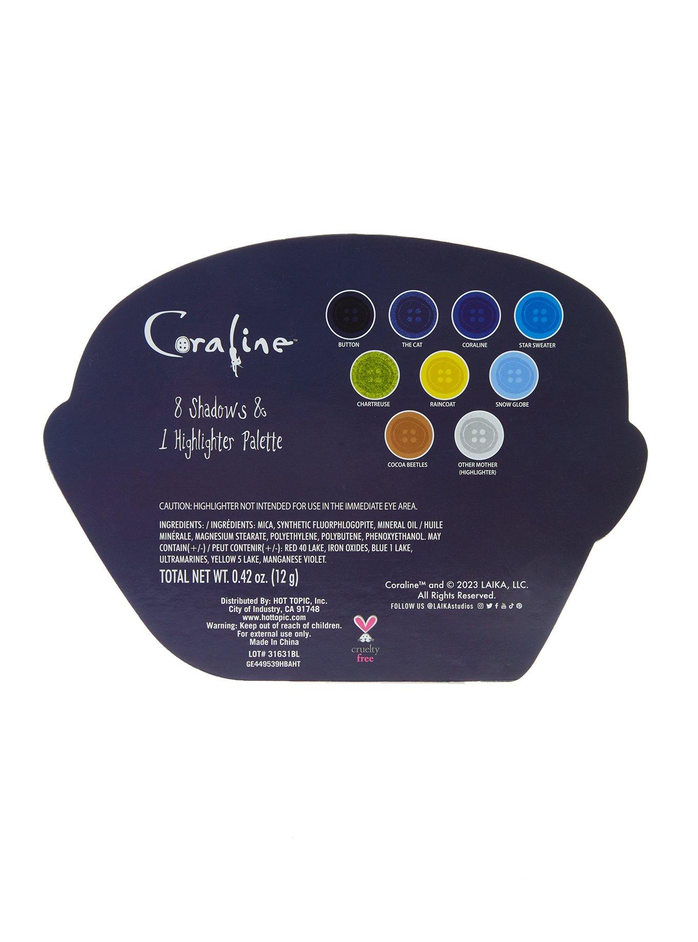 Coraline Buttons Eyeshadow & Highlighter Palette, , alternate