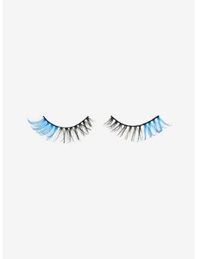 Coraline Black & Blue Faux Eyelashes, , hi-res