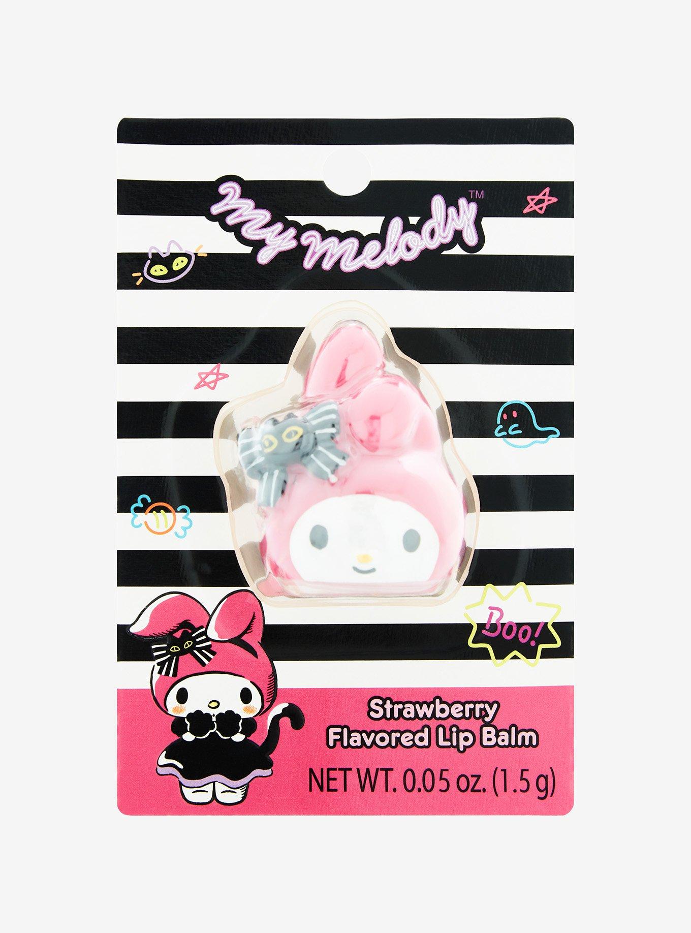 My Melody Black Bow Figural Lip Balm, , alternate