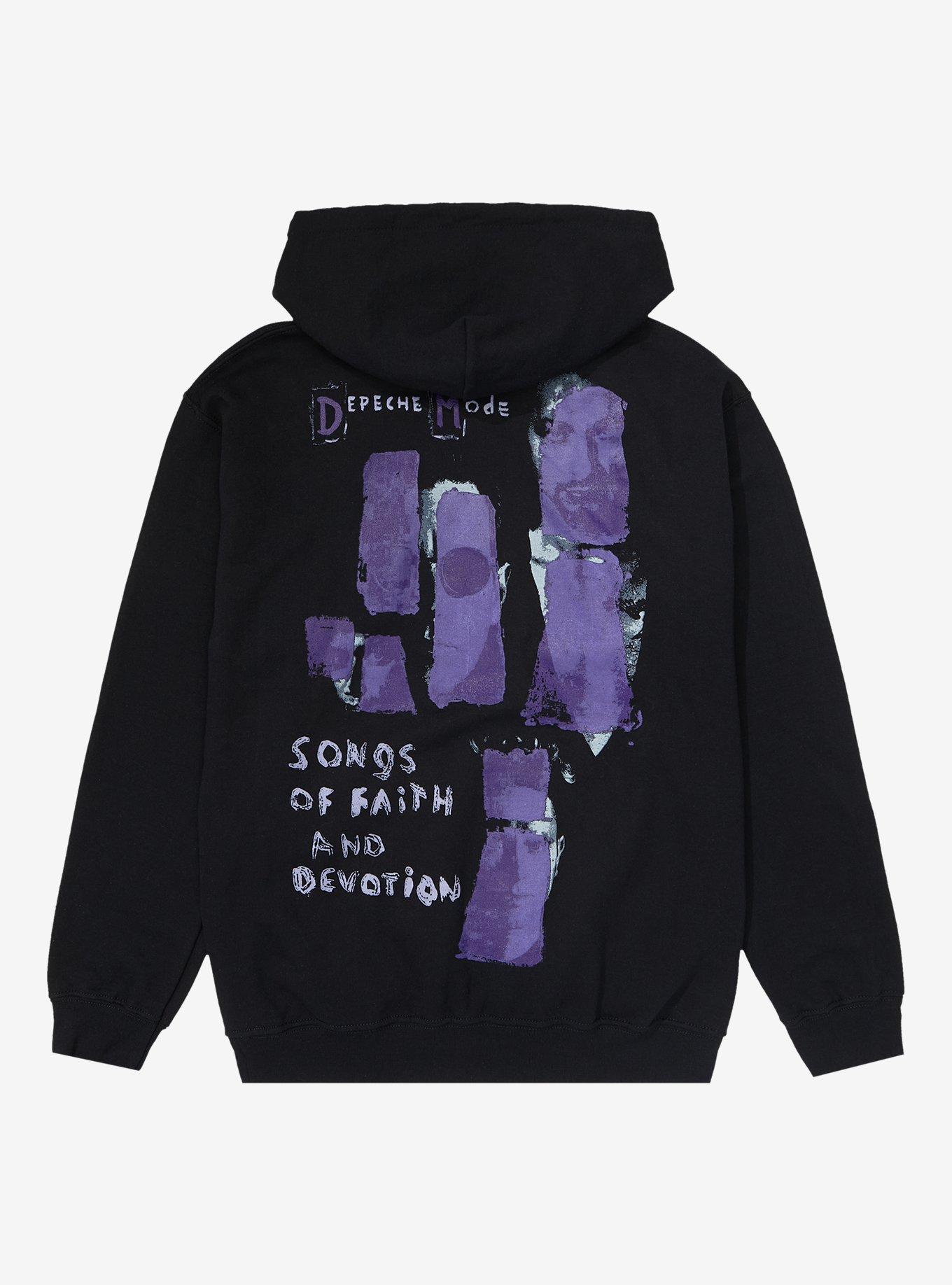 Depeche Mode Songs Of Faith And Devotion Hoodie, BLACK, alternate
