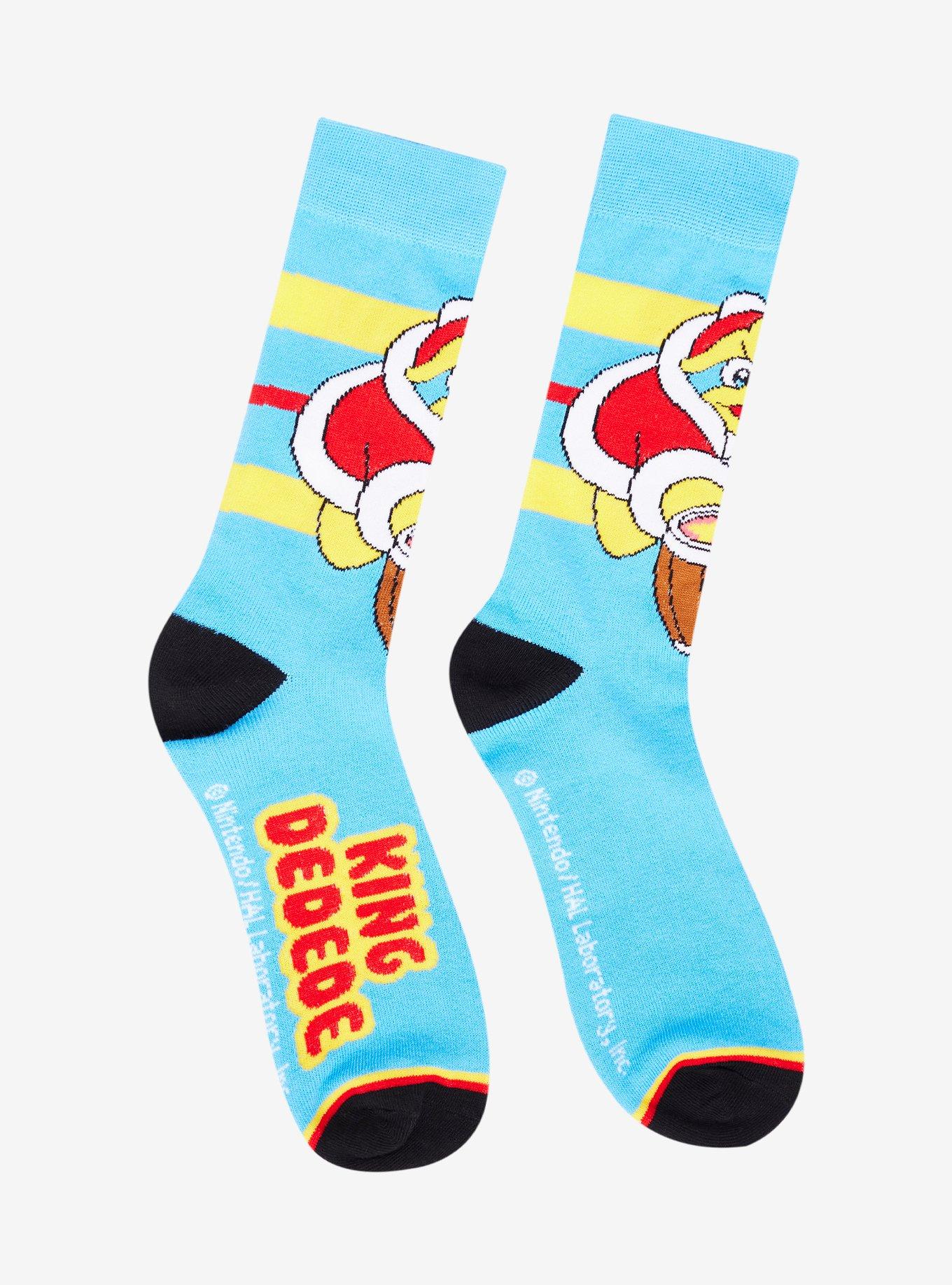 Kirby King Dedede Stripe Crew Socks, , hi-res