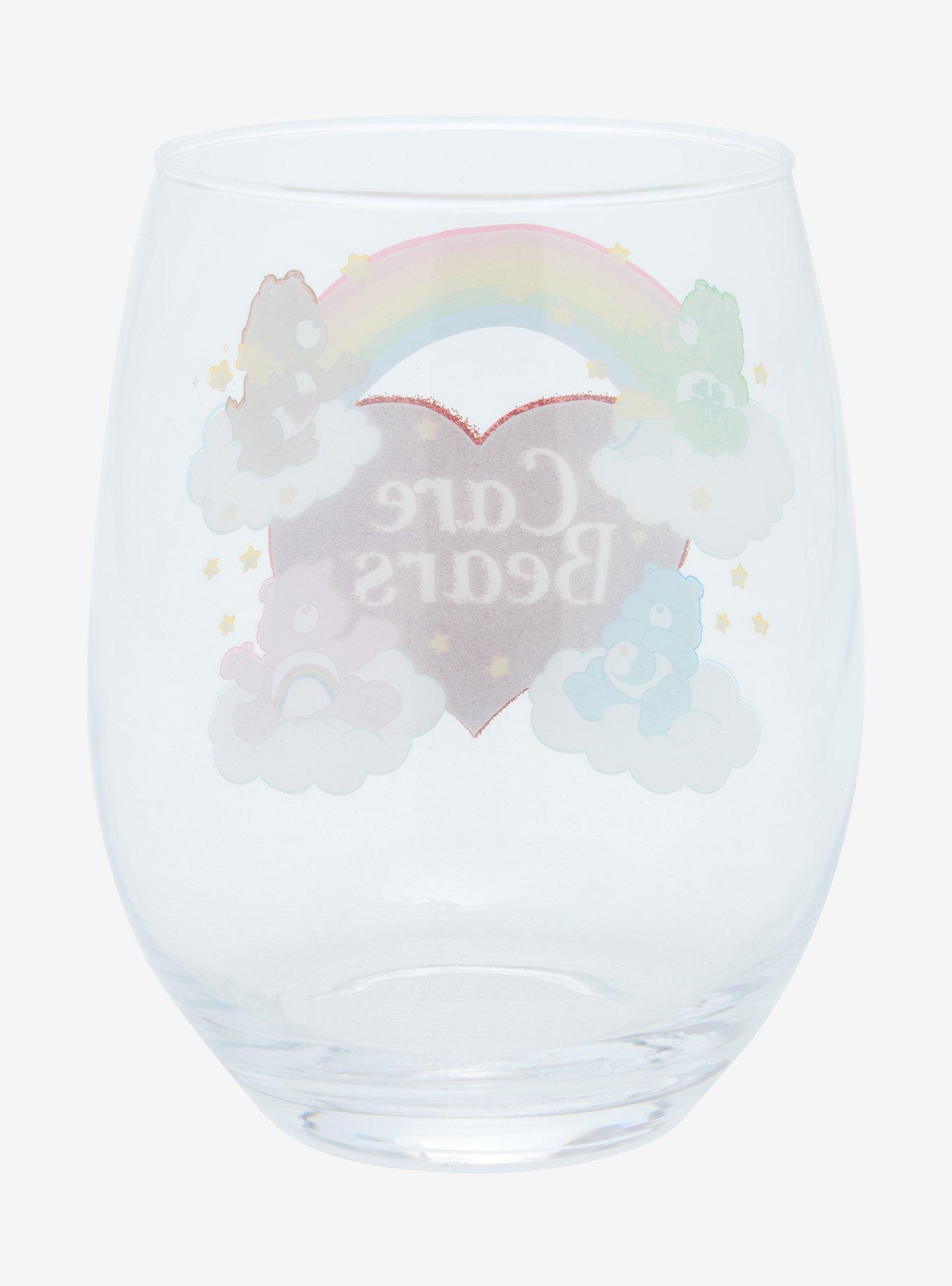 Care Bears Glitter Rainbow Teardrop Glass, , alternate