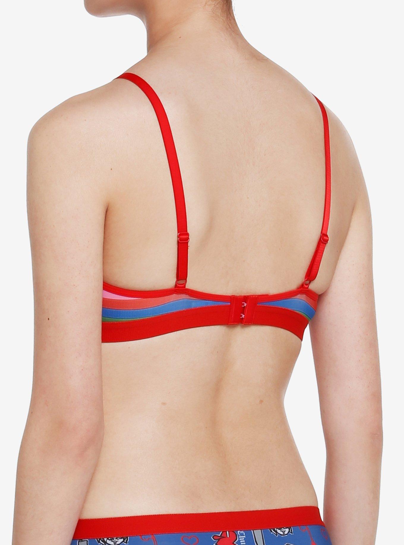 Chucky Stripe Bralette, MULTI, alternate