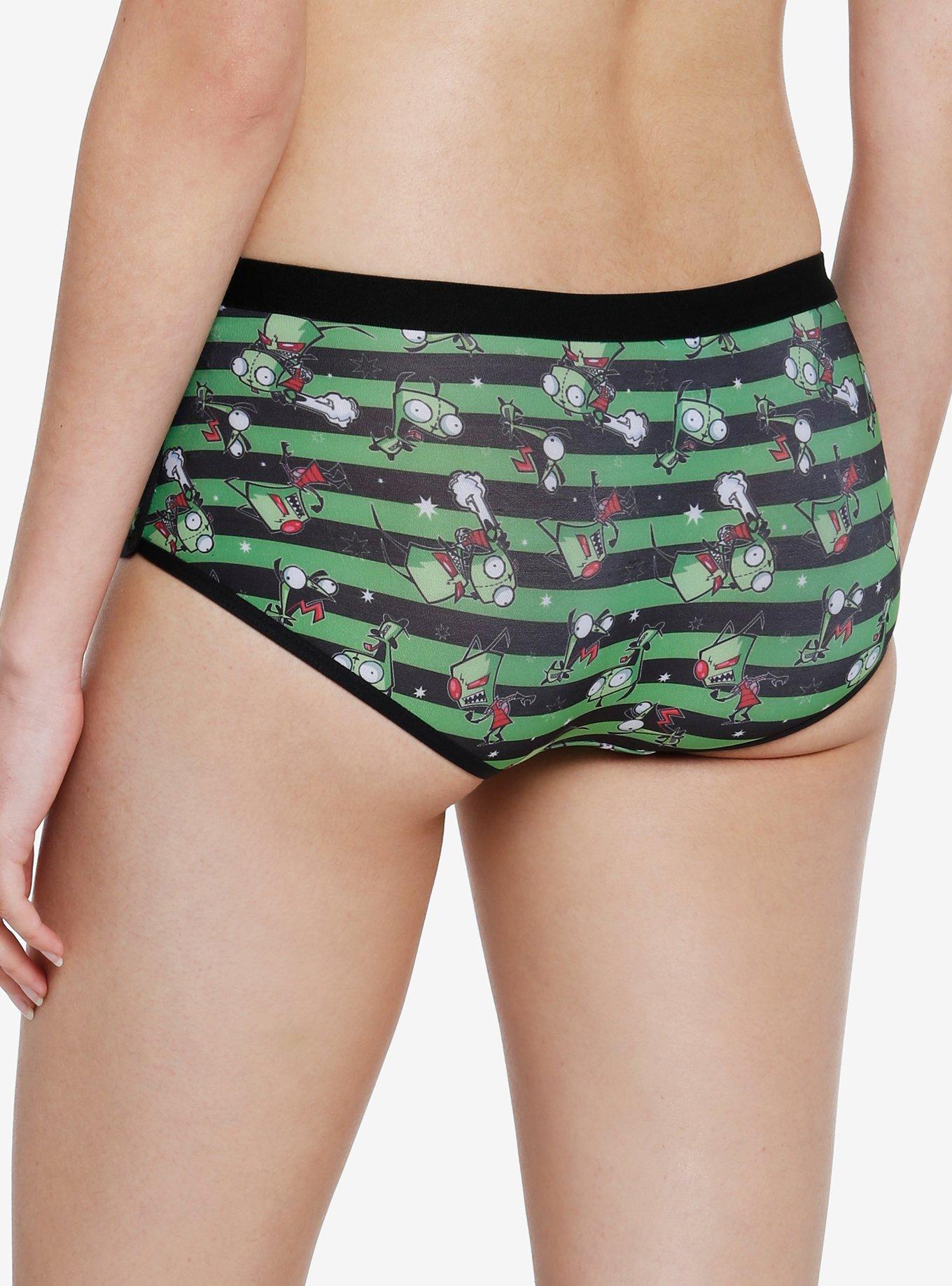 Invader Zim GIR Stripe Panty, MULTI, alternate