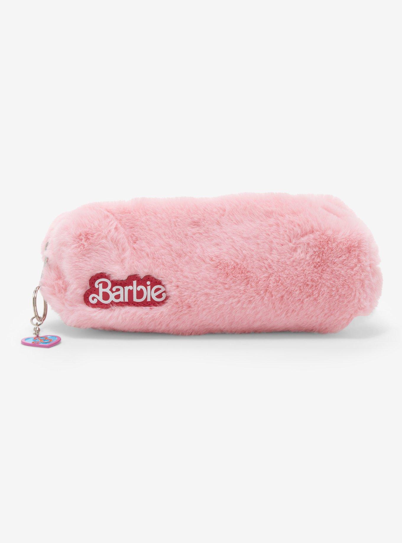 Barbie Pink Fluffy Pencil Pouch, , alternate