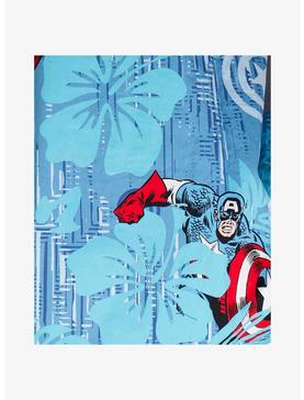 Marvel Captain America Captain Island Woven Button-Up, , hi-res