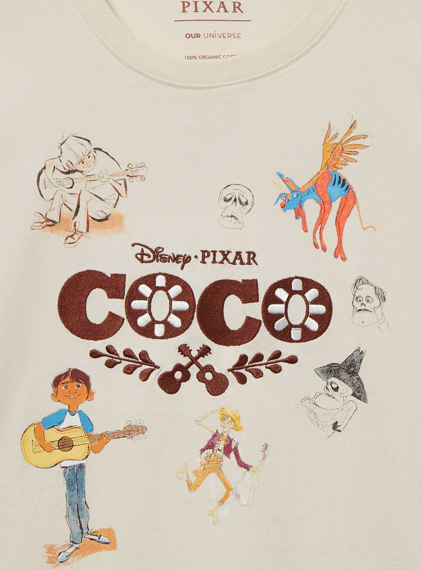 Our Universe Disney Pixar Coco Character Sketches T-Shirt - BoxLunch Exclusive, , hi-res