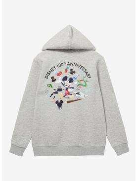 Disney 100 Mickey Mouse Zippered Hoodie - BoxLunch Exclusive, , hi-res