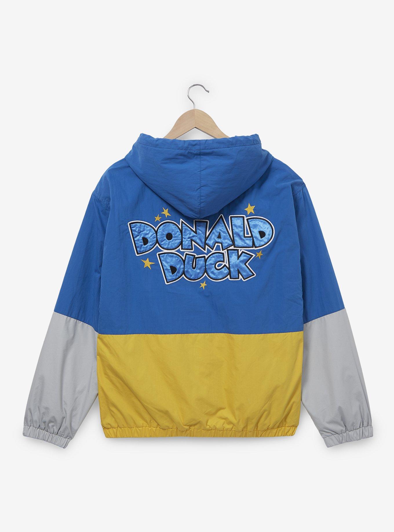 Disney 100 Donald Duck Oh Boy Windbreaker Jacket - BoxLunch Exclusive, MULTI, alternate