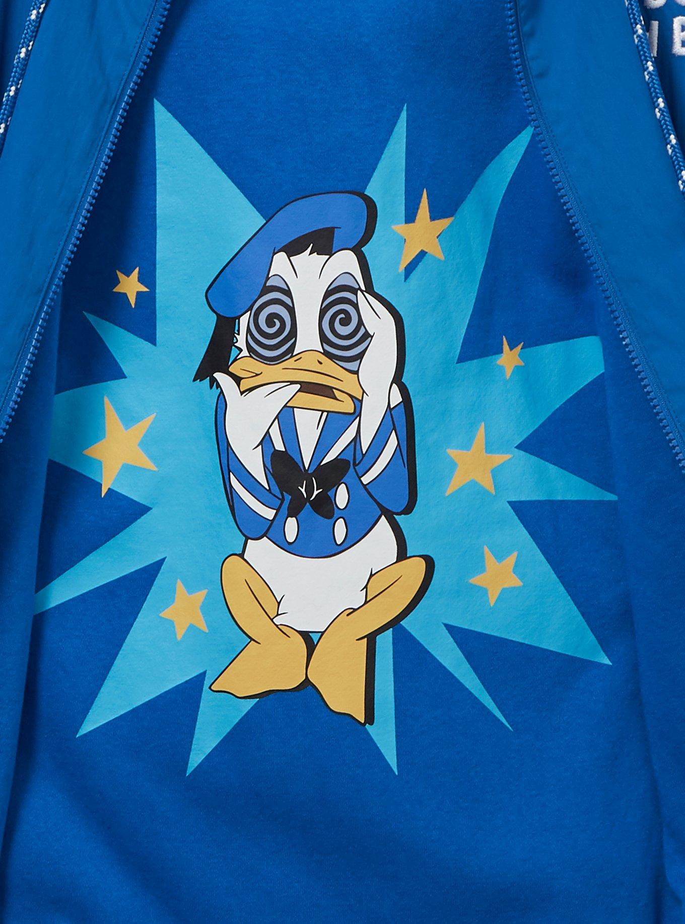 Disney 100 Donald Duck Oh Boy Windbreaker Jacket - BoxLunch Exclusive, MULTI, alternate