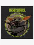 Star Wars The Mandalorian Grogu Hugging An Anzellan T-Shirt BoxLunch Web Exclusive, BLACK, alternate