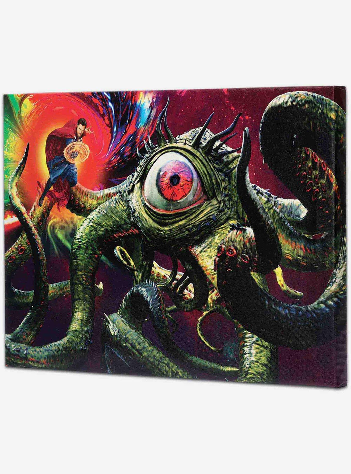 Marvel Doctor Strange & Gargantos Fight Scene Canvas Wall Decor, , alternate