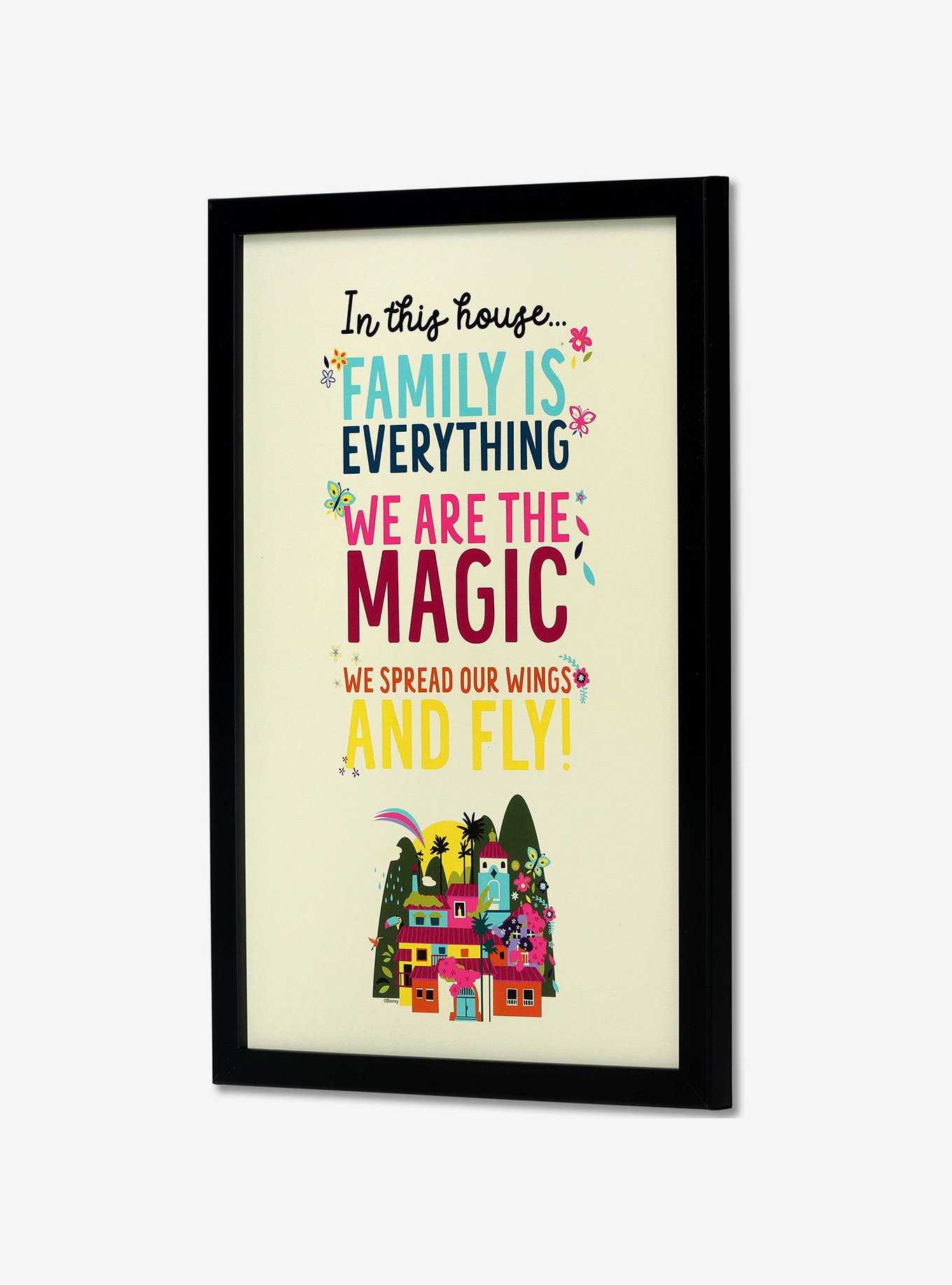 Disney Encanto In This House Rules Framed Wood Wall Decor, , hi-res