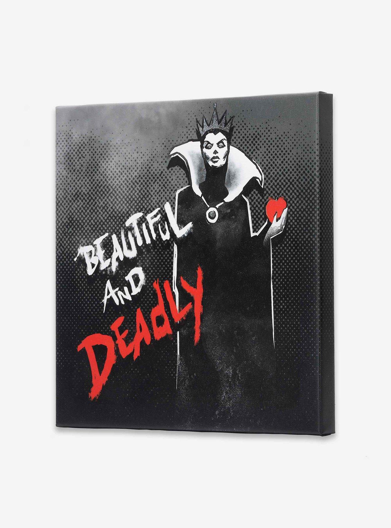 Disney Villains Evil Queen Beautiful & Deadly Canvas Wall Decor, , alternate