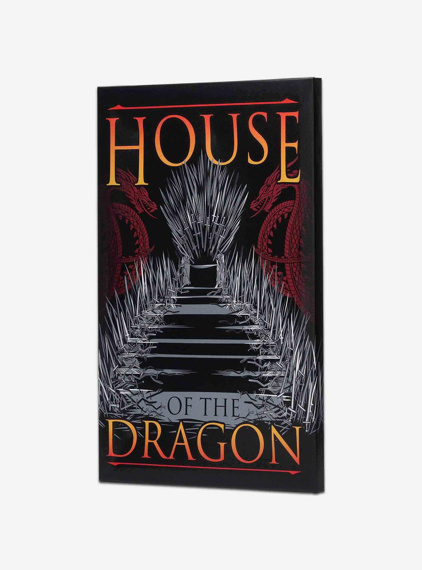 House Of The Dragon Iron Throne Canvas Wall Decor, , hi-res